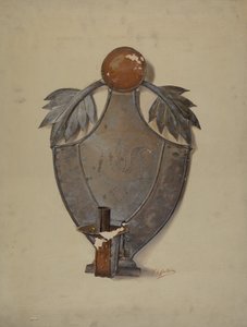 帕。德国锡制壁炉，约1937年。 作者 威廉·L·安特里姆