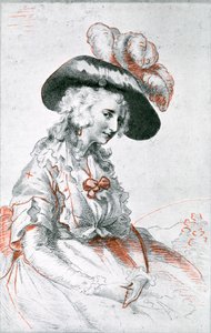 一位女士的画像，1905年。 作者 威廉·莱恩