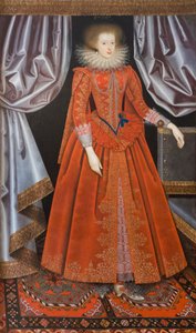 萨福克伯爵夫人凯瑟琳·内维特，约 1615 年（绘画） 作者 威廉·拉金