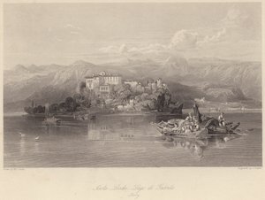 Isola Lechi，加尔达湖，意大利（雕刻）