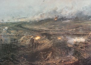 1917年11月20日，黎明"--英国坦克在法国康布雷投入战斗 作者 威廉·莱昂内尔（后）韦利
