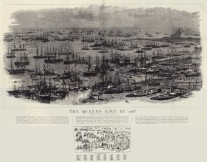 1887年女王的海军 作者 William Lionel Wyllie