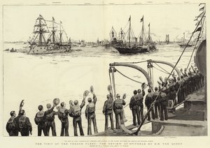 法国舰队的访问，由女王陛下评论为Spithead