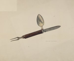 刀具套装，约1941年。 作者 威廉·路德维希