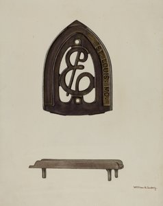 三角板，约1939年。 作者 威廉·路德维希