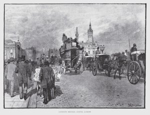 London Bridge, going across (litho) 作者 威廉·卢克
