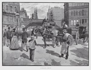 Ludgate Circus (litho) 作者 威廉·卢克