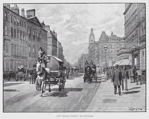 New Bridge Street, Blackfriars (litho) 作者 威廉·卢克