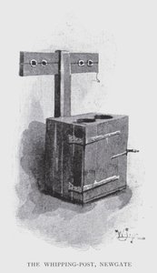 鞭打柱，纽盖特（石版画）