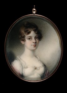 一位女士的肖像，1810年。