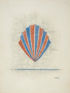 复原图。壁画，1938年。 作者 威廉·麦考利