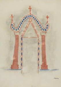 壁画，1938年。 作者 威廉·麦考利