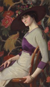 俄国人； La Russe（布面油画） 作者 威廉·麦格雷戈·帕克斯顿