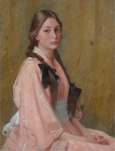 蒙娜丽莎·R·威廉·梅里特·蔡斯夫人的女儿，约1894年 作者 威廉·梅里特·蔡斯
