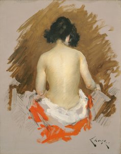 裸体，约1901年。