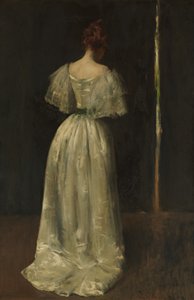 十七世纪夫人，约。 1895年。 作者 威廉·梅里特·蔡斯