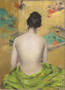 Study of Flesh Color and Gold 作者 威廉·梅里特·蔡斯