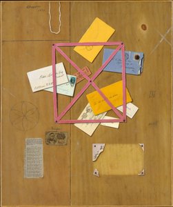 艺术家的信架，1879年。 作者 威廉·迈克尔·哈内特