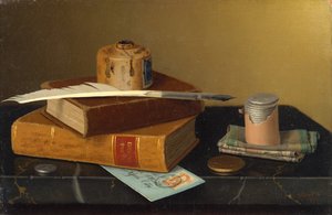 银行家桌》，1877年。 作者 威廉·迈克尔·哈内特