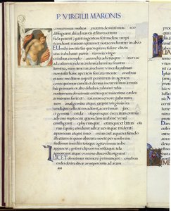 卡桑德拉（Cassandra）装订，第44页，来自维吉尔（Virgil）的《埃涅瓦》（Aeneid） 作者 威廉·莫里斯