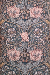 &39;金银花&39;，1876年（印花棉） 作者 威廉·莫里斯