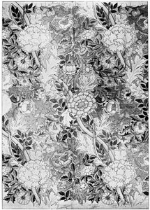 诺里奇花纹壁纸，1889年-1934年。 作者 威廉·莫里斯