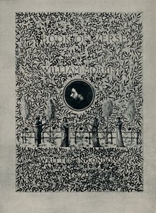 威廉·莫里斯（William Morris）的《诗歌集》的标题页，1870年。 作者 威廉·莫里斯