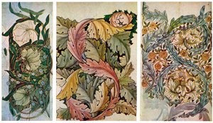 威廉·莫里斯（William Morris）的工作图纸1834年至1896年，1934年。 作者 威廉·莫里斯
