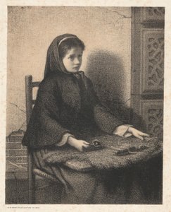 紫罗兰女孩 作者 William Morris Hunt