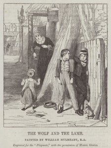 狼与羔羊 作者 威廉·穆雷迪（William Mulready）