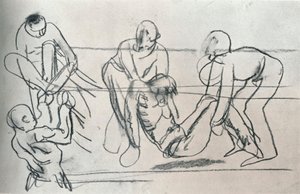 威廉·奥本爵士的素描，c1914 1932 作者 威廉·纽文汉姆·蒙塔古·奥尔彭
