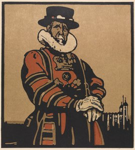 伦敦类型Beefeater 作者 威廉·尼科尔森