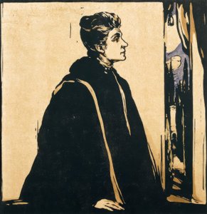 Porträt von Eleonora Duse 作者 威廉·尼科尔森