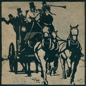 四手牵手，c1898，1935年。 作者 威廉·尼科尔森