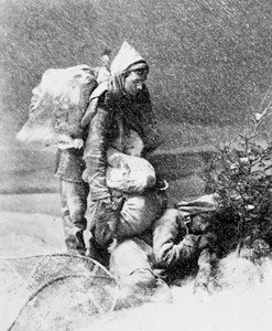 加拿大捕手的生活，诺特曼摄，约 1890 年。