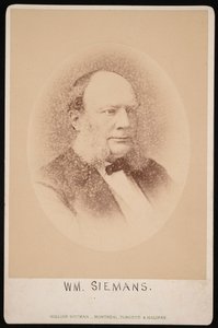卡尔-威廉-西门子1823-1883年的肖像，1876年前。