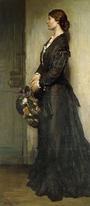 黑衣女郎，1901年 作者 威廉·奥彭