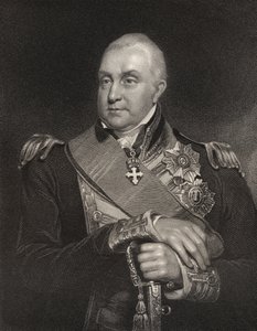 海军少将爱德华·佩勒（Edward Pellew），由威廉·霍利（William Holly）（1807-71）在“国家肖像画廊”（National Portrait Gallery）第三卷中镌刻，出版于1835年 作者 威廉·欧文
