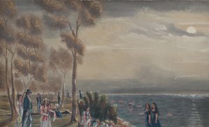 沐浴派对，19世纪70年代。