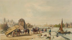 米尔班克，威斯敏斯特，伦敦，1840年。