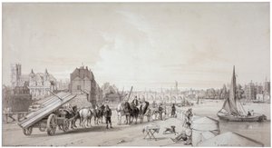 伦敦威斯敏斯特米尔班克，1841年 作者 威廉·帕罗特