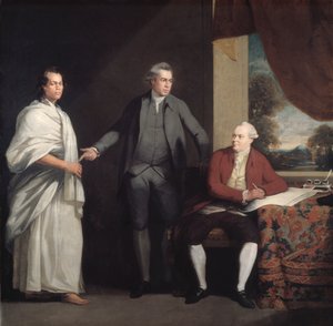 奥马伊，约瑟夫-班克斯和丹尼尔-索兰德博士，约1775-6。 作者 威廉·帕里
