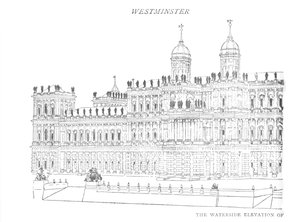 英戈·琼斯提议的宫殿的水边高程，c1897年