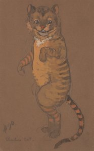 神奇的爱丽丝》的柴郡猫服装设计，1915年。