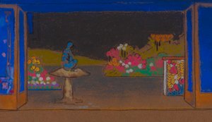 百花园（《爱丽丝梦游仙境》布景设计，1915 年）