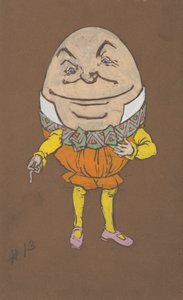 胖墩儿为《仙境之恋》设计的服装，1915年。