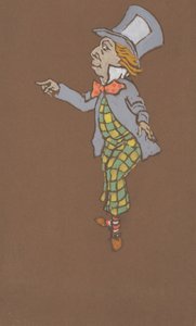 神奇的爱》中的疯帽子服装设计，1915年。