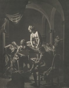 灯光下的学院，1772年2月20日。