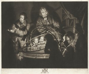 一位哲学家在讲授《奥拉里》时的讲话 作者 William Pether after Joseph Wright
