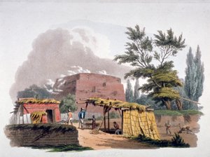 伦敦切尔西斯隆街附近的砖窑，1812年 作者 威廉·皮克特